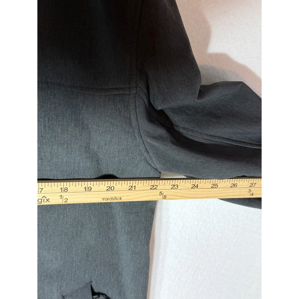 Tahari Men's Gray Hooded‎ Softshell Jacket Size L Waterproof Breathable